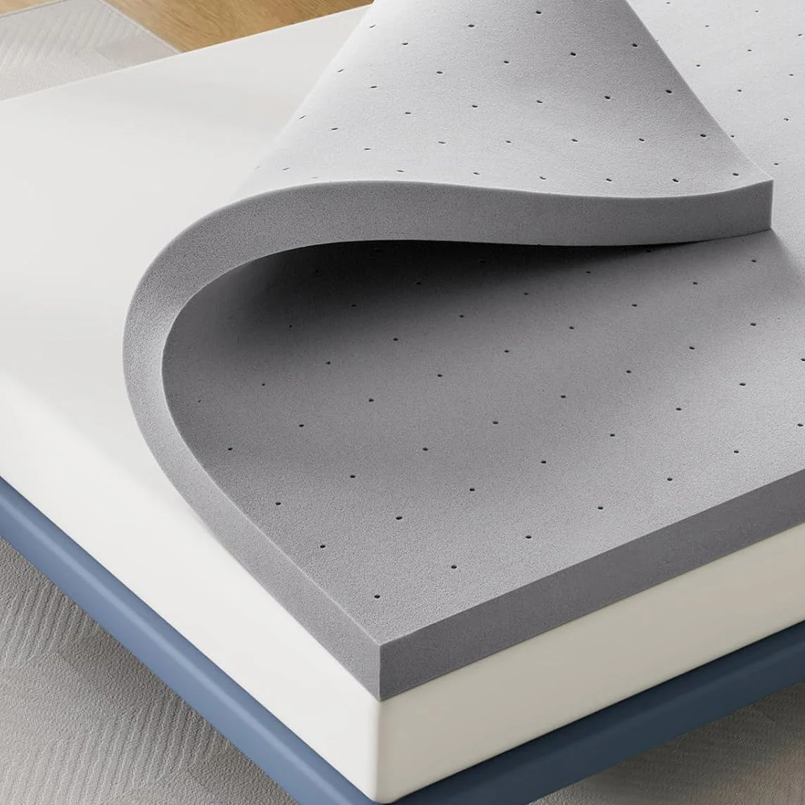 Charcoal Infused Memory Foam Topper - Image 3