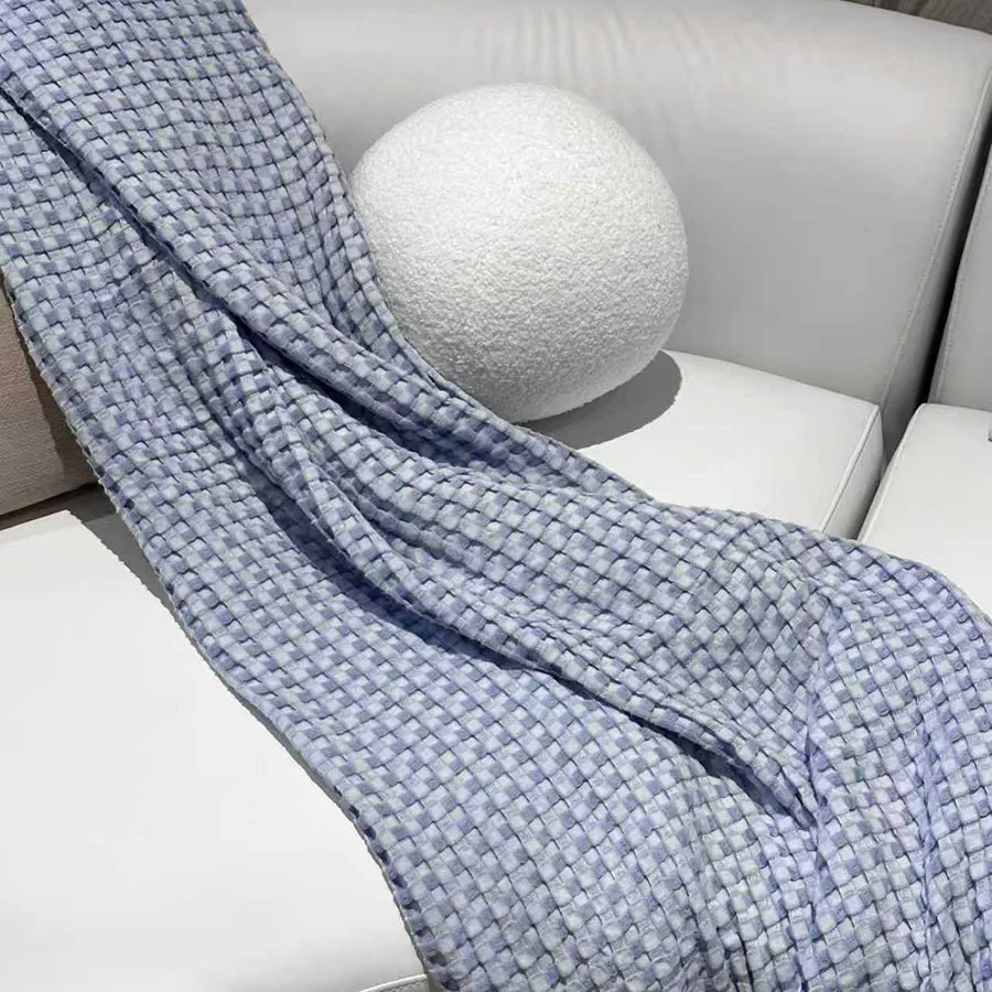 Cotton Bamboo Waffle Blanket - Image 10