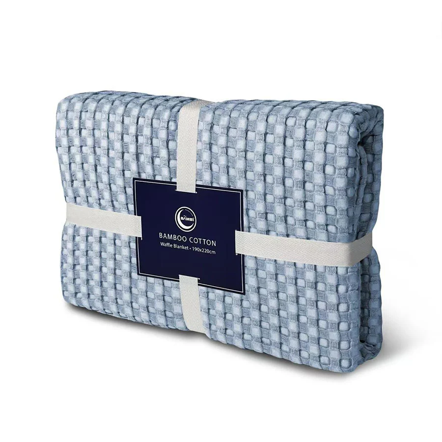 Cotton Bamboo Waffle Blanket - Image 12