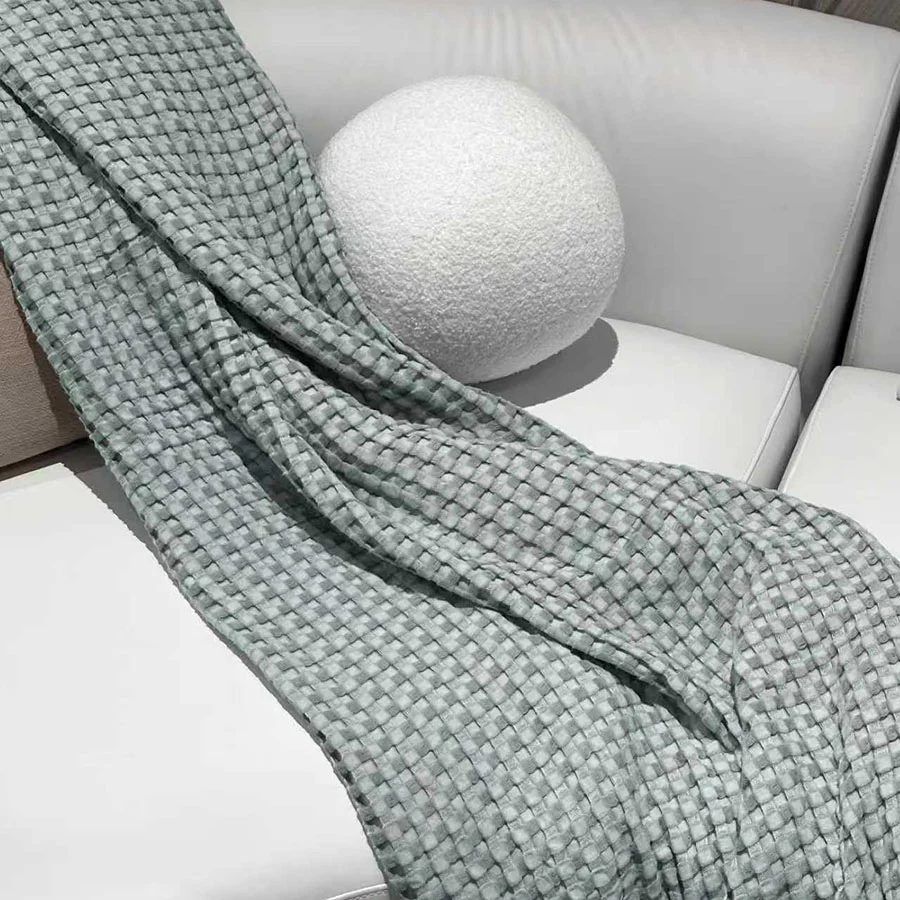 Cotton Bamboo Waffle Blanket - Image 14