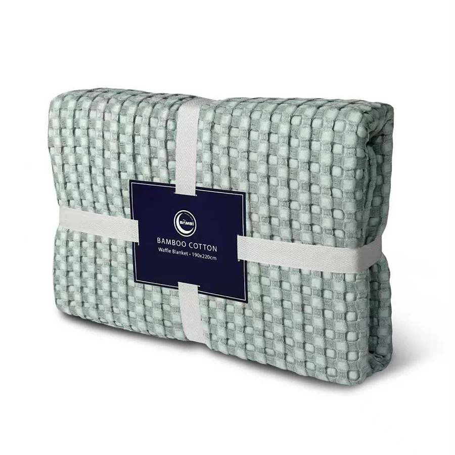 Cotton Bamboo Waffle Blanket - Image 20
