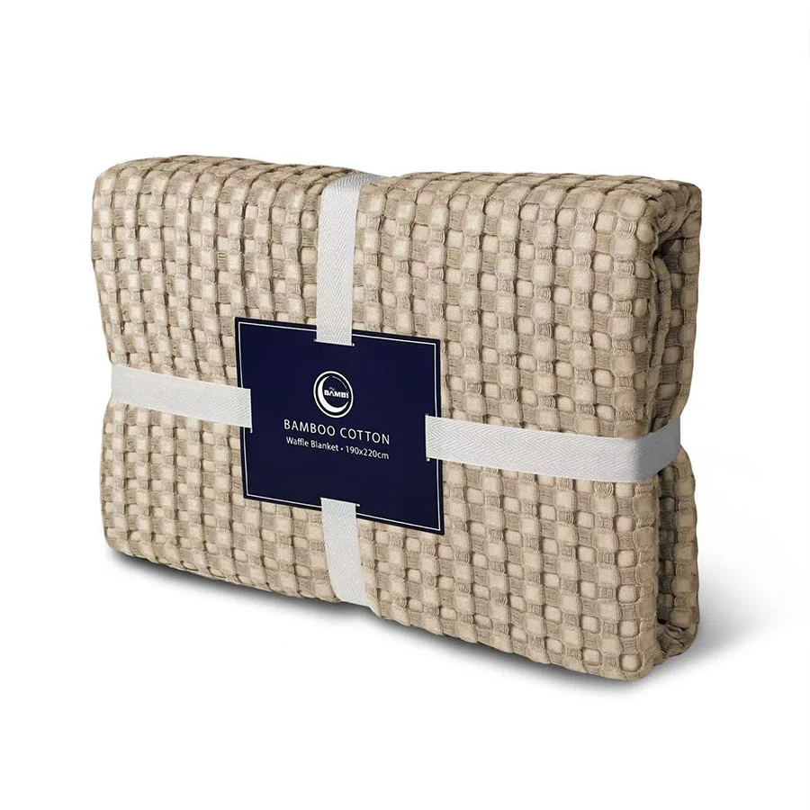 Cotton Bamboo Waffle Blanket - Image 26