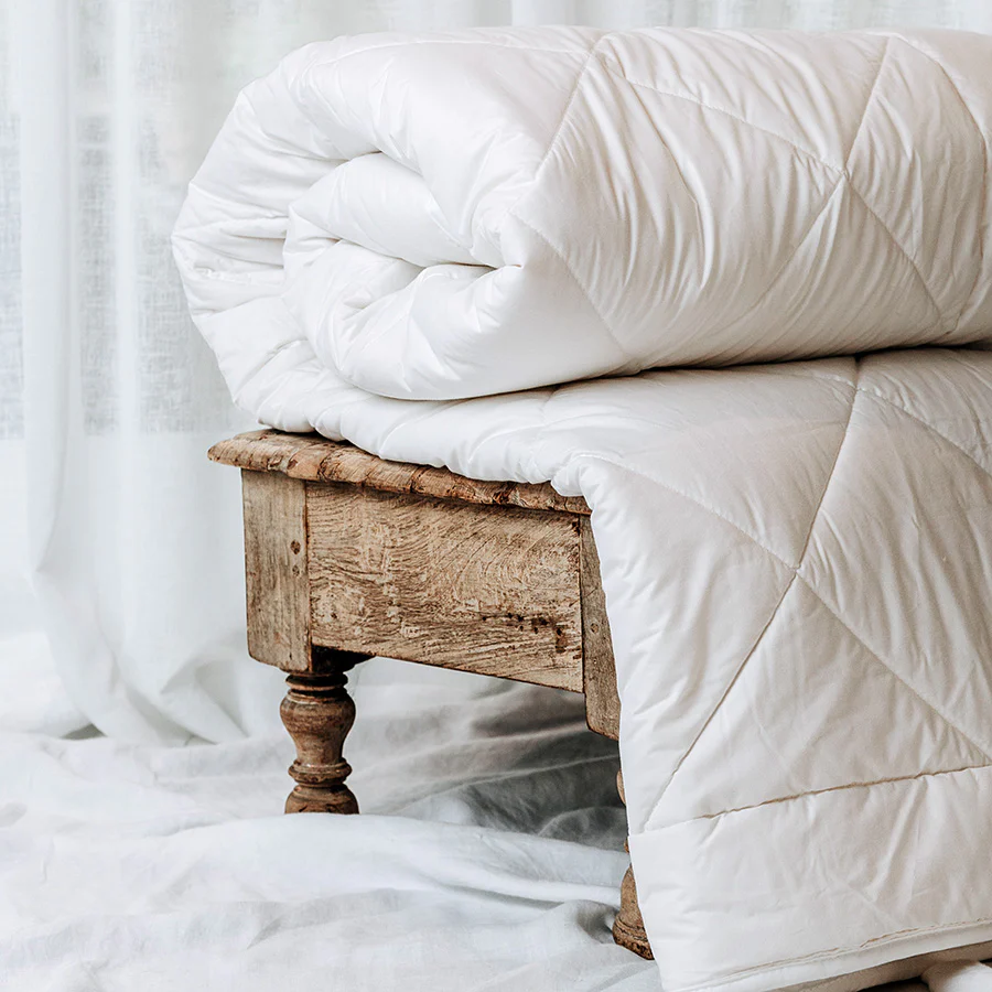 Natural Wool Quilt with Cotton Japara Cover - Image 6